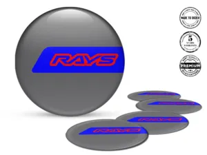 Rays Radembleme Stil Hochwertige Gewölbte Labels